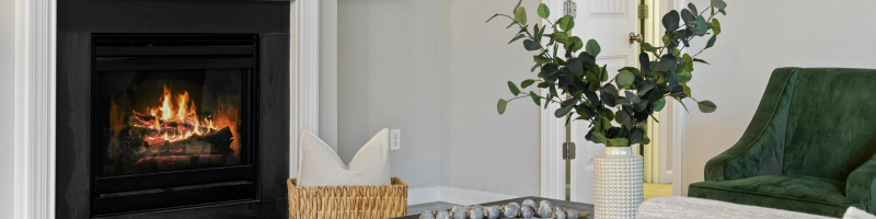 Installation insert cheminée