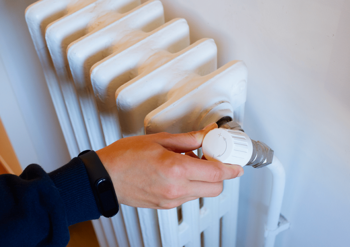 Valve de radiateur pour régler le chauffage