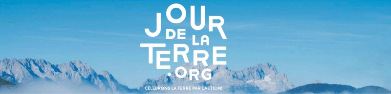 Jour de la terre entête banner