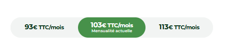Ajustement mensualité espace client