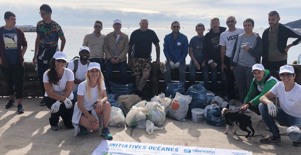 Action de nettoyage de plage la bellenergie septembre 2022 Mourillon