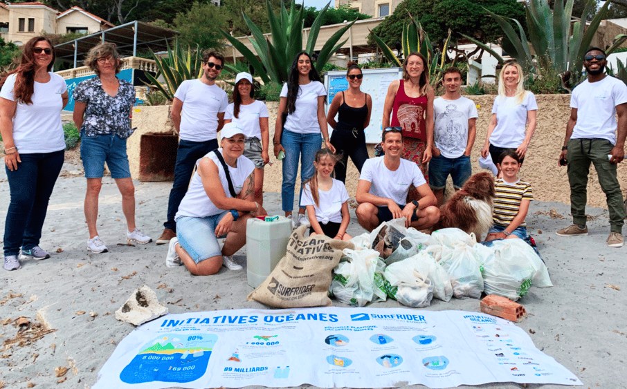 Matinée actions de nettoyage de plage La Seyne-sur-Mer par la Bellenergie