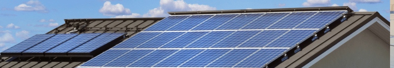 Panneaux solaires sur toiture