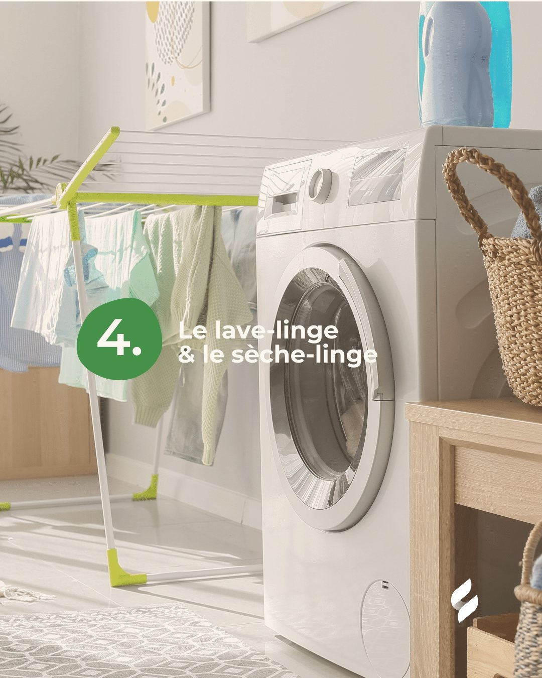 4. Lave linge et sèche linge