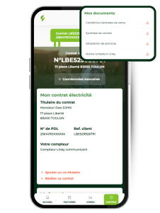 App mobile - gérez votre contrat