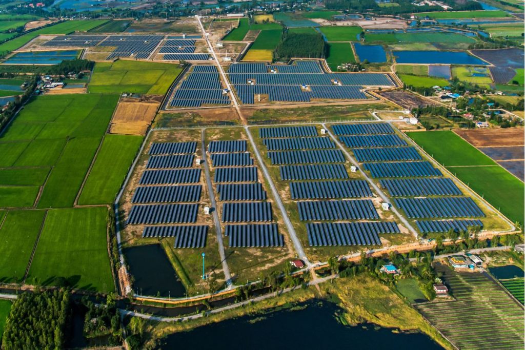 Parc panneaux solaires