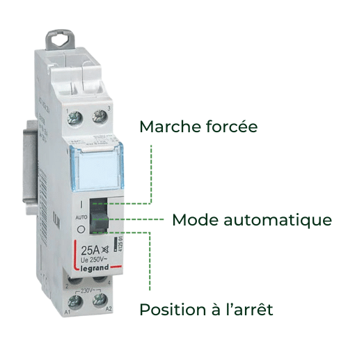 Contacteur jour nuit chauffe-eau