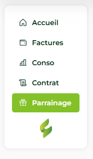 Espace client - Parrainage