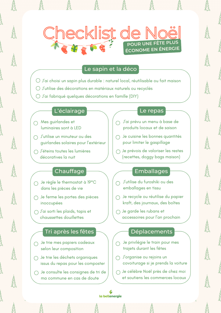 Check-list de Noël
