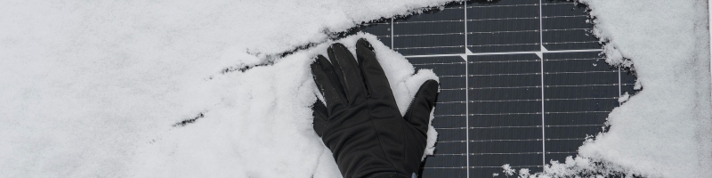 La neige stoppe-t-elle la production de vos panneaux solaires