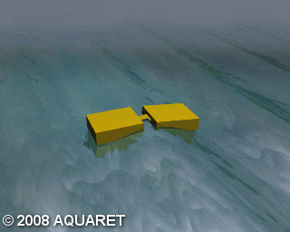 Chaine flottante articulée