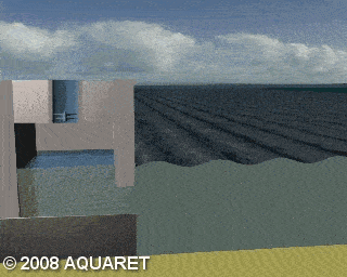 Colonne d'eau oscillante