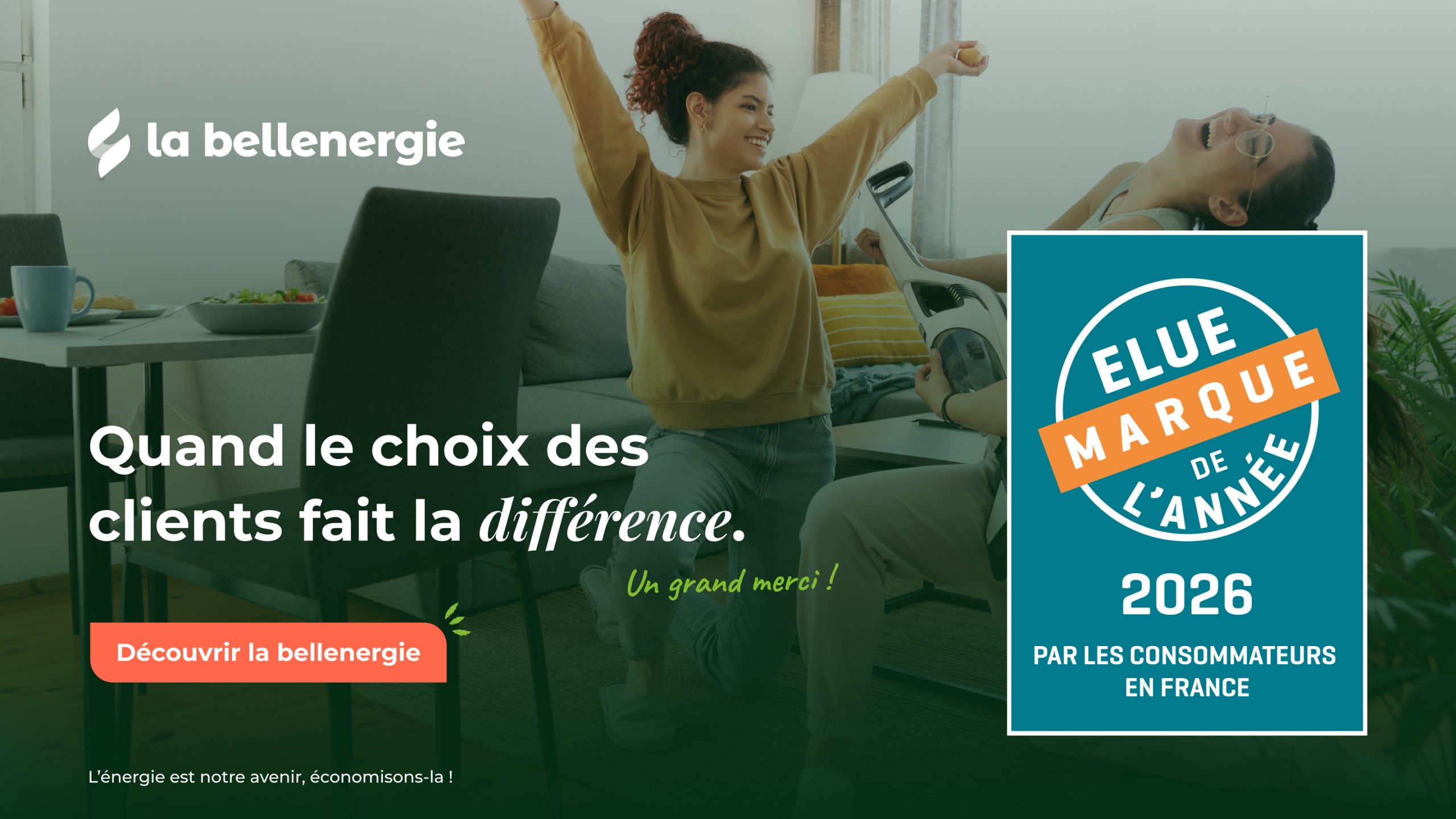 Elue marque de l'année par les clients