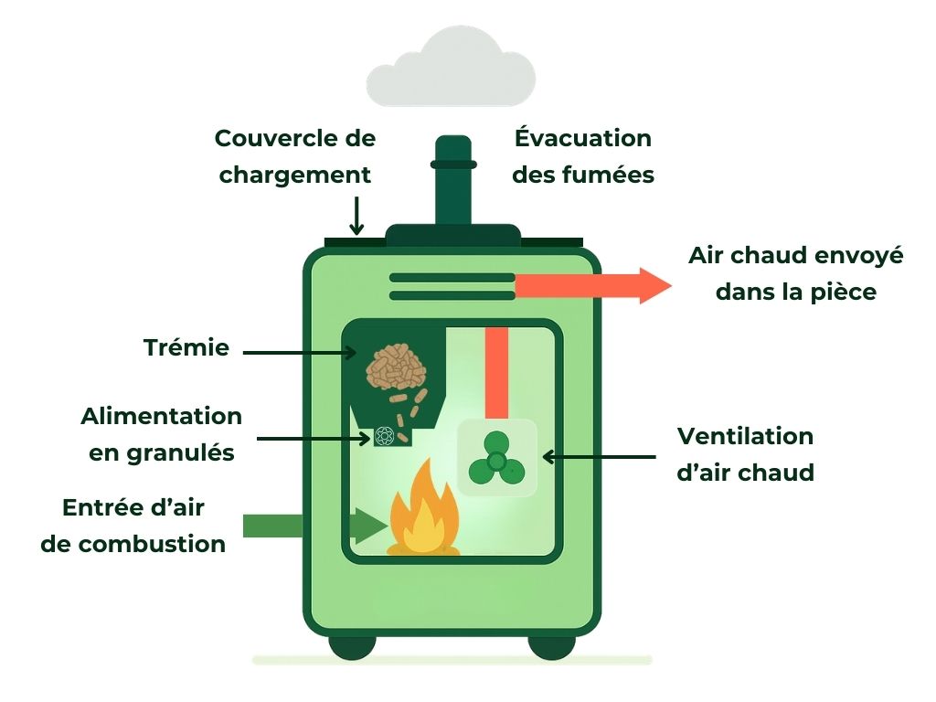 Poêle à granulés