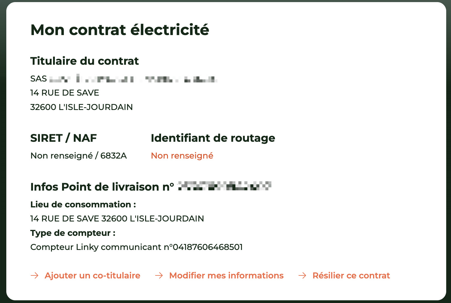 Pour les Petits Pros, idem mais nous avons ajouté en plus le SIRET et le code NAF