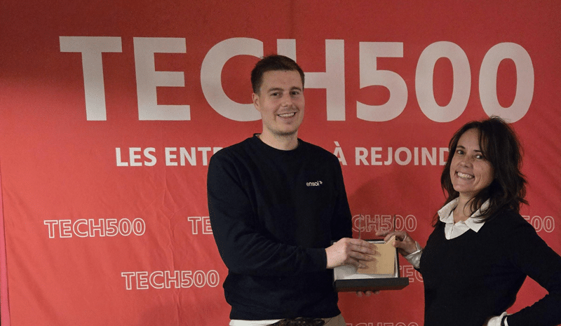 Céline Marchisio, Directrice Ressources Humaines de la bellenergie, 3e rang au classement TECH500 et la société Ensol, 1er au classement TECH500